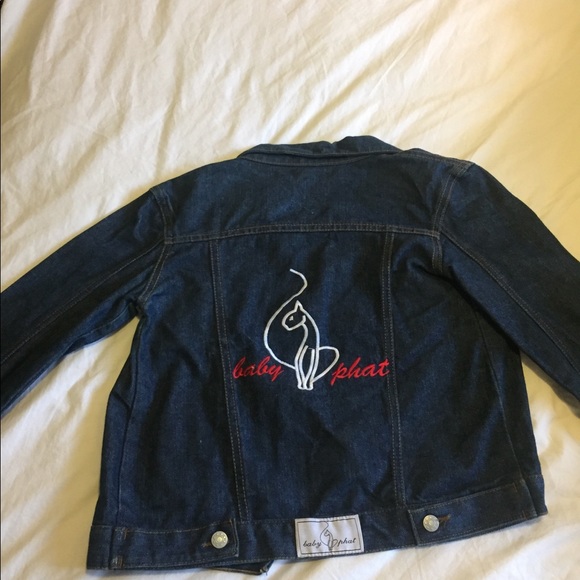Baby Phat Sz S Denim Jean Jacket Logo - Picture 6 of 8